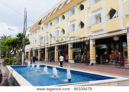 Pedestrian Street Of Kemer