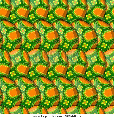 Egg Floral Curl Pattern