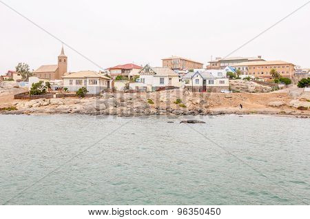 View Of Luderitz On A Gloomy Day