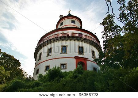 Baroque and renaissance style Humprecht castle in Sobotka Czech Republic