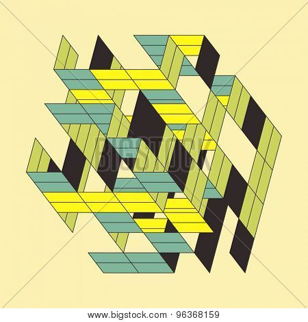 Abstract Vector Illustration. Can Be Used For Design And Presentation.