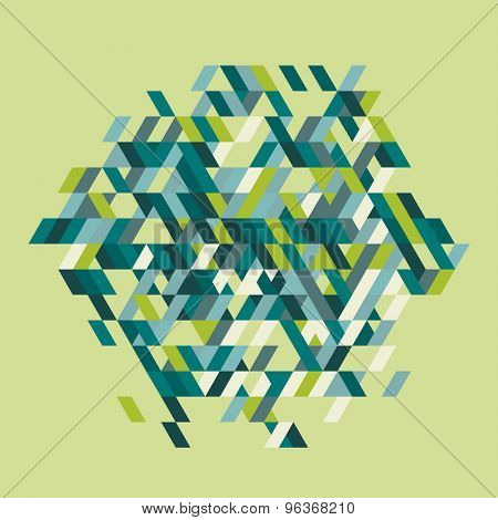 Abstract Vector Illustration. Can Be Used For Design And Presentation.
