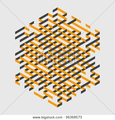 Abstract Vector Illustration. Can Be Used For Design And Presentation.