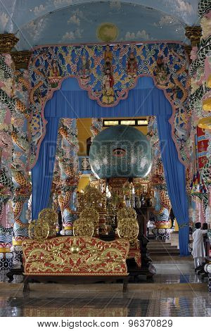 Caodai Temple In Vietnam