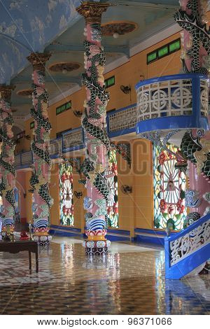 Caodai Temple Near Ho Chi Minh City, Vietnam