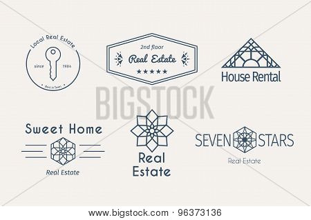 Vector asian logo templates