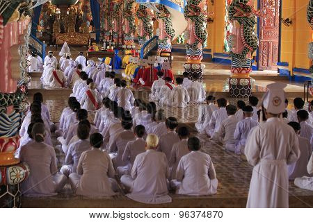 Caodai Temple Near Ho Chi Minh City, Vietnam