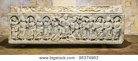 Legendary Sarcophagus Of The Martyr Saint Mitre In Aix