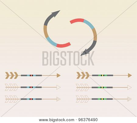 indian arrow vector
