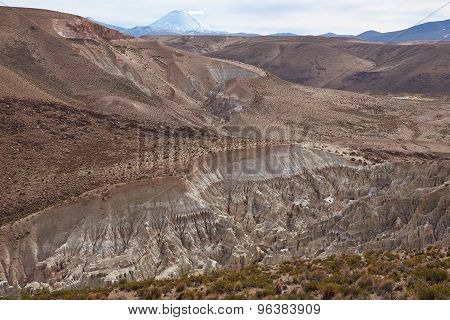 Intricate Rock Formations on the Chilean Altiplano