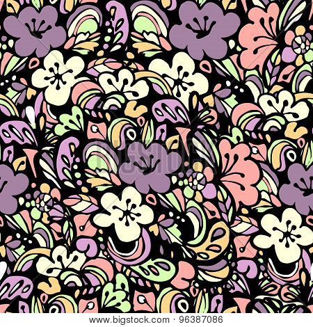 floral pattern pink