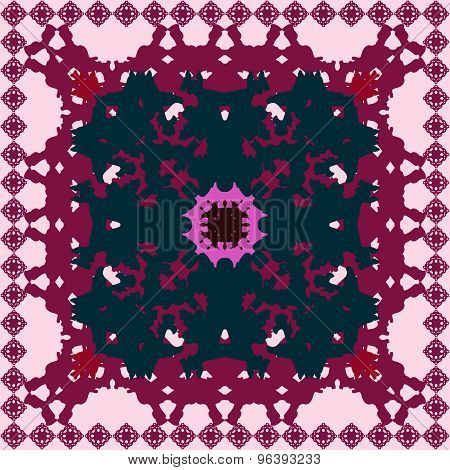 Seamless abstract tiled pattern vector.