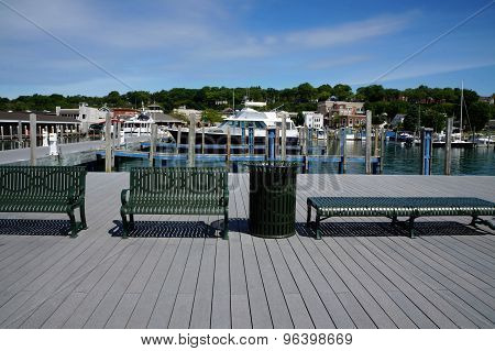 Benches on Municipal Dock