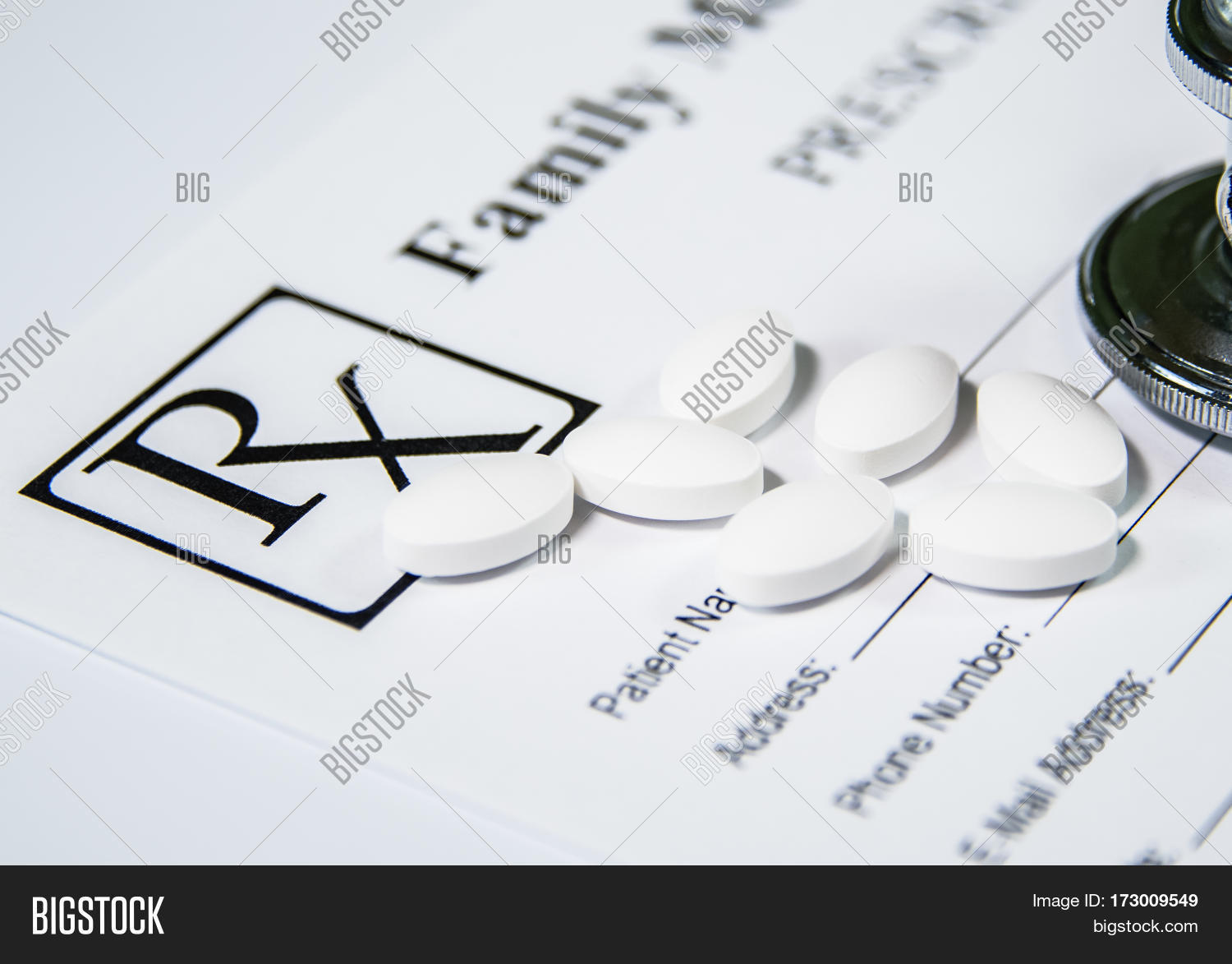 Medical Pills Rx Image & Photo (Free Trial) Bigstock
