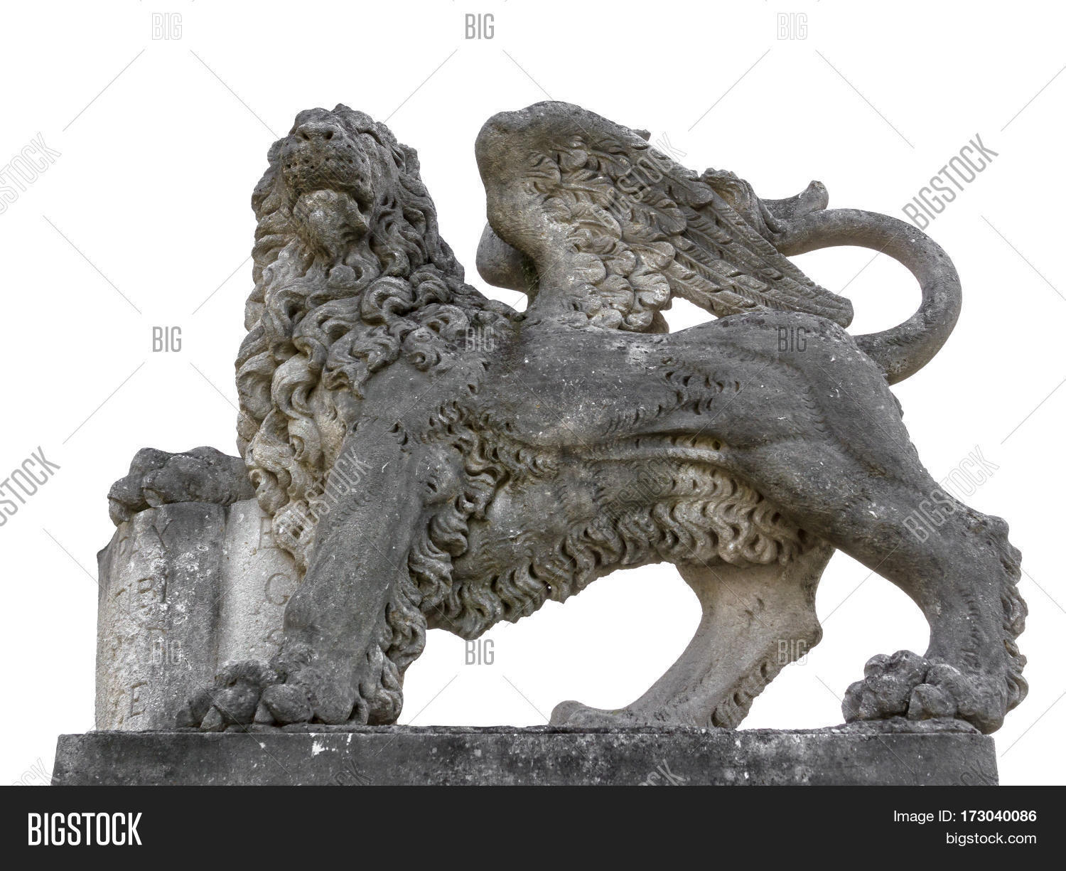 Winged Lion Statue Image & Photo (Free Trial) Bigstock