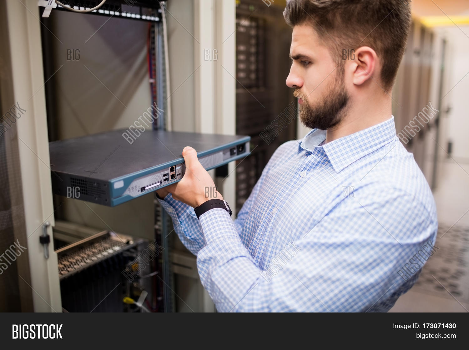 Technician Removing Image & Photo (Free Trial) Bigstock