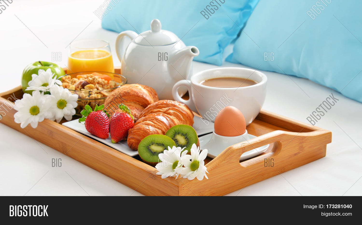 Breakfast Tray Bed Image & Photo (Free Trial) Bigstock