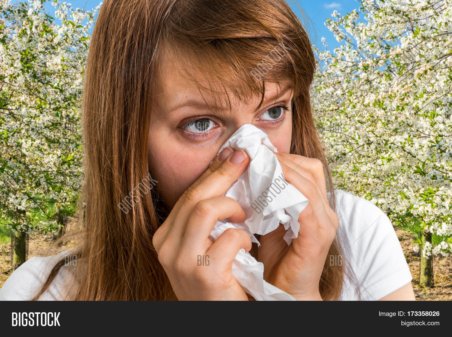 Woman Allergy Near Image & Photo (Free Trial) Bigstock