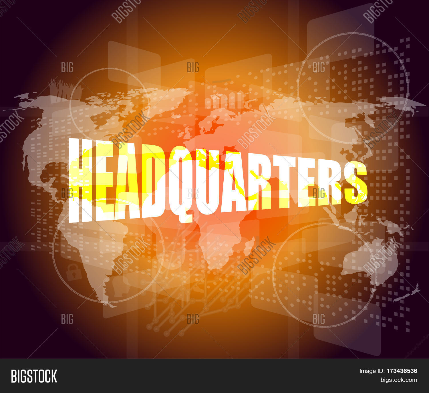 Headquarters Words On Image & Photo (Free Trial) Bigstock