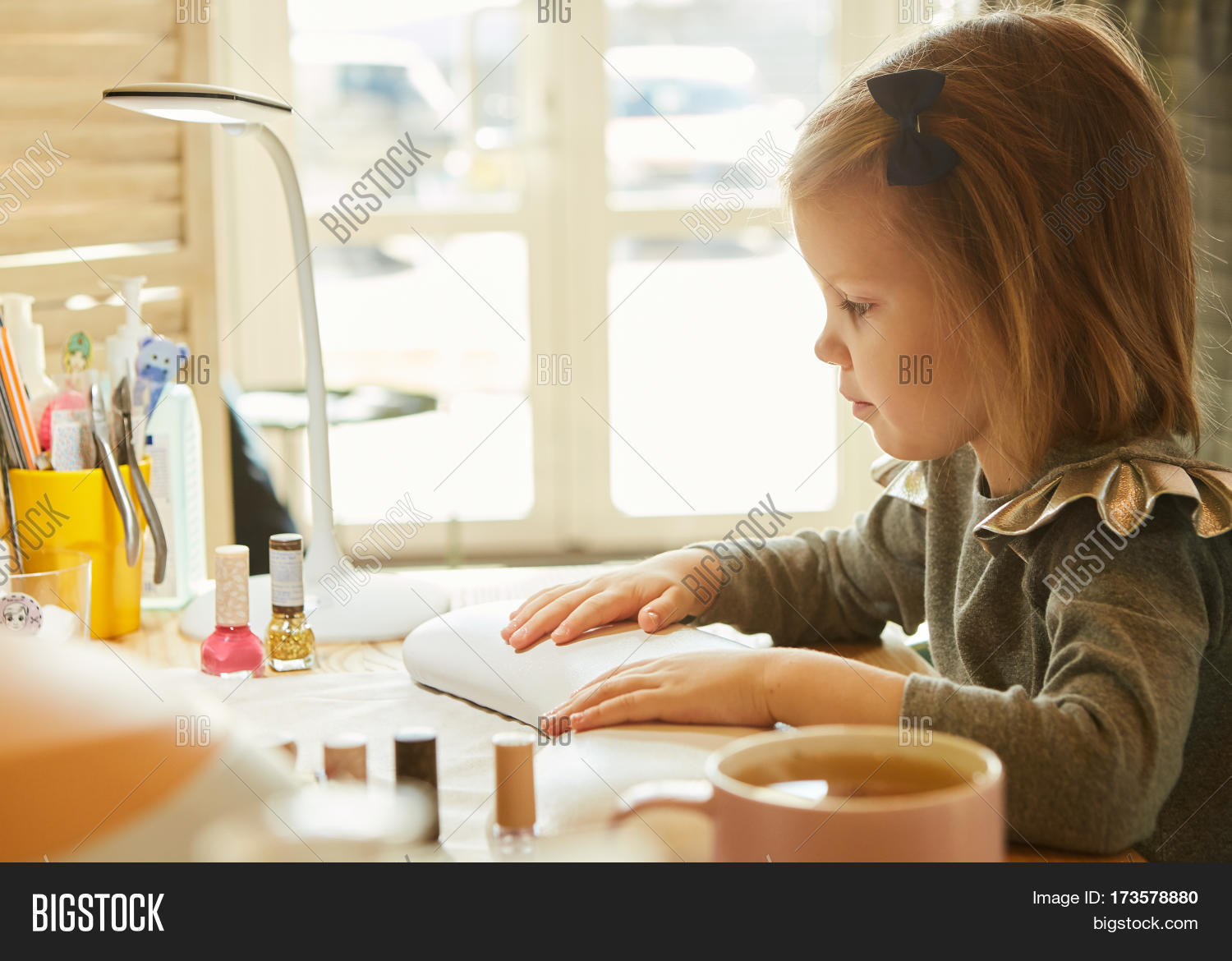 Little Girl Nail Salon Image & Photo (Free Trial) Bigstock