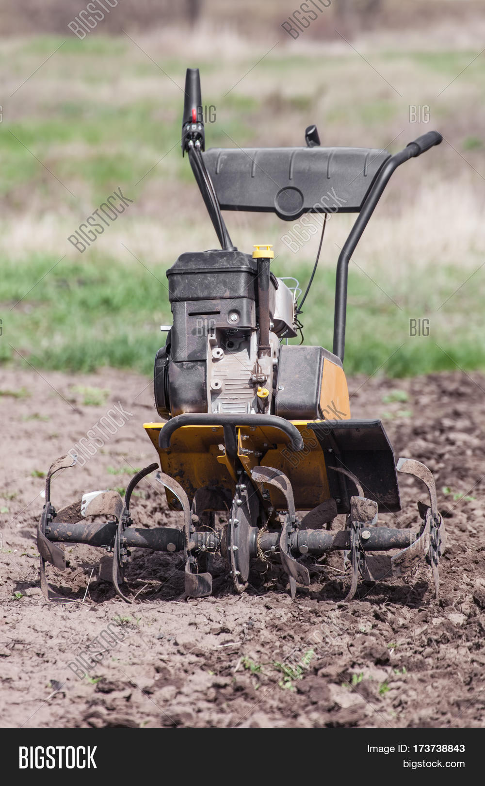 Garden Tiller Work Image & Photo (Free Trial) Bigstock