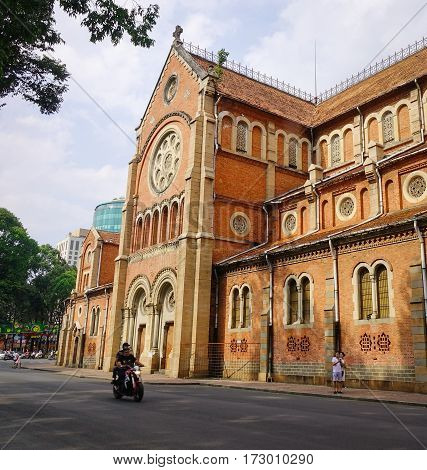 Notre Dame Cathedral In Saigon, Vietnam