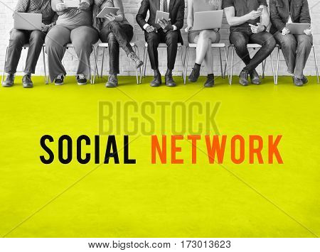 Internet Network Technology Social Platform Digital Word