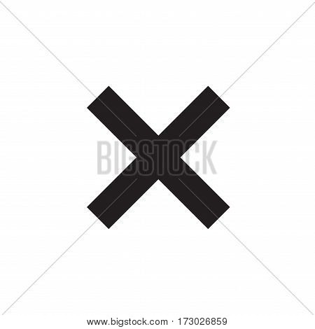 Cross Sign Red Element