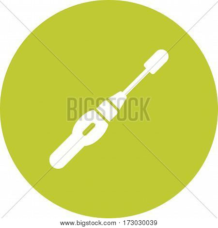 Root, canal, dental icon vector image. Can also be used for dentist equipment. Suitable for mobile apps, web apps and print media.
