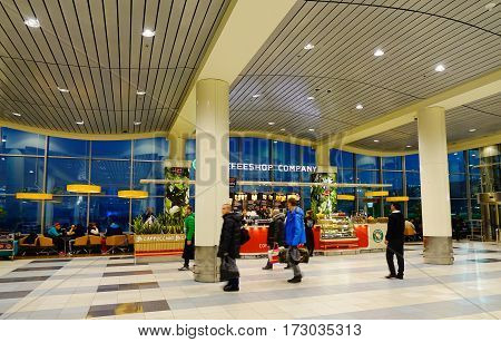 Domodedovo Intl Airport In Moscow, Russia