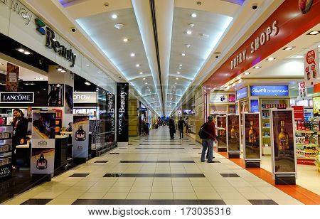 Domodedovo Intl Airport In Moscow, Russia