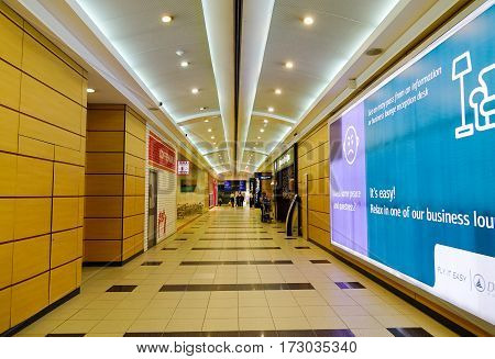Domodedovo Intl Airport In Moscow, Russia