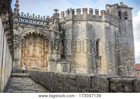 The Convent of Christ is a former Roman Catholic monastery in Tomar Portugal. The convent was founded by the Order of Poor Knights of the Temple (or Templar Knights) in 1118