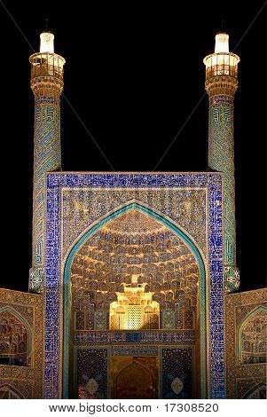Moschea di notte Esfahan, Iran