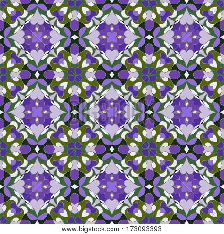 Lilac And Green Pattern