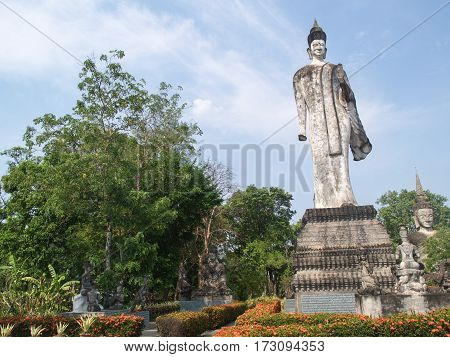 Landmark, Historic temple and buddhism in Thailand.