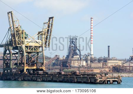 The Commercial Port Of Piombino