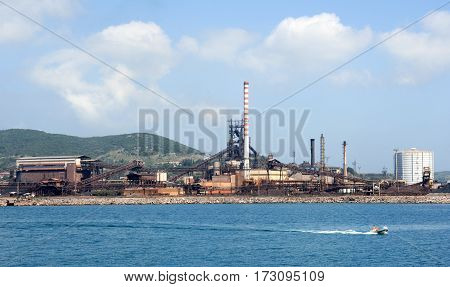 The Commercial Port Of Piombino