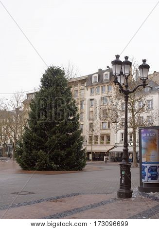 Grand Duchy of Luxembourg Luxembourg- January 032017: Citizens go on his own business outside