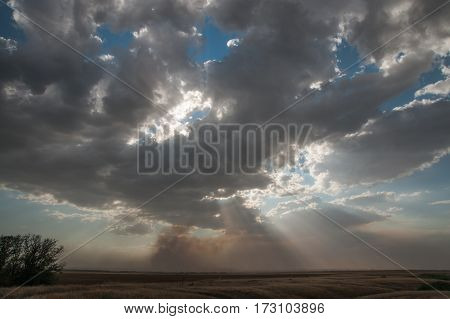 Stormy Clouds Ahtuba, Russia