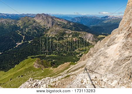 Via Ferrata Colver Lugli - Martino San Di Castrozza Dolomites Italy