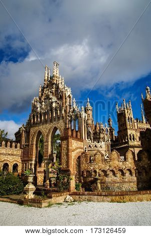 Colomares Castle, Benalmadena, Andalusia, Spain