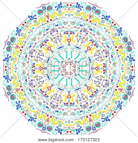 Colorful pattern positive colorful mandala pattern fun