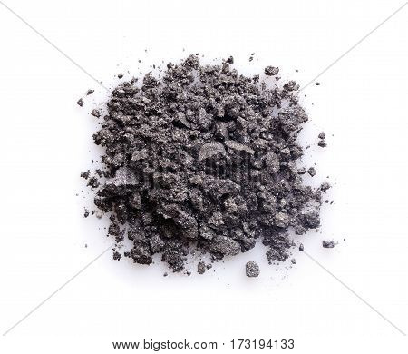 Gray Powder Eyeshadow For Makeup As Sample Of Cosmetic Product