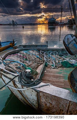 Italy, Sicily, Mazara Del Vallo (trapani Province) - Boat