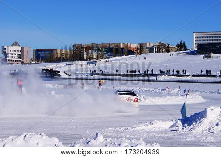 ice racing in Cheboksary Volzhsky track in 2017