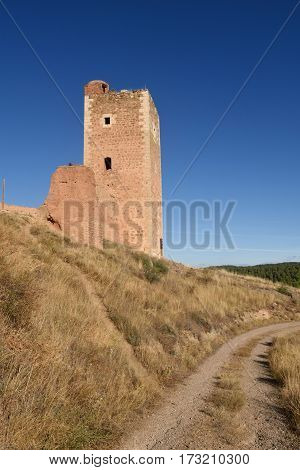 Tower Of San Cristobal,walls,  (s. Xiv ),daroca. Zaragoza Province, Aragon, Spain