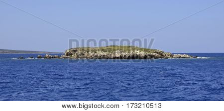 Small Island off North East Coast of Akamas Peninsula Cyprus