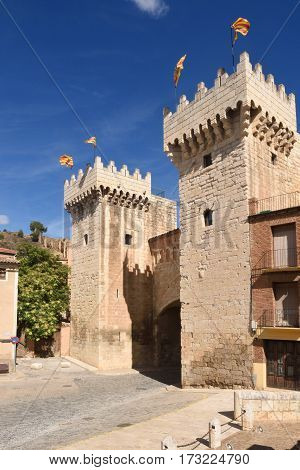 Puerta Baja (low Door) In Medieval Town Of Daroca, Zaragoza Province, Aragon,spain