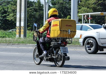 Dhl Express And Logistics Mini Container Motorcycle